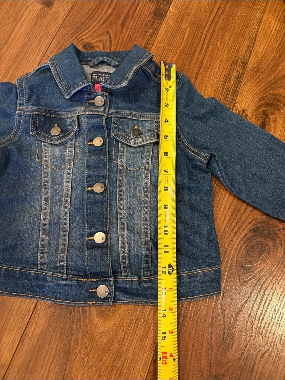 The Children's Place Blue Denim Button-Up Jacket